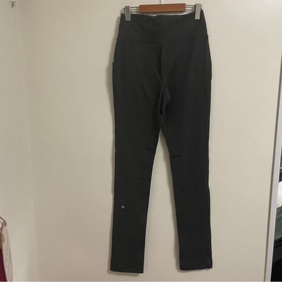 lululemon athletica women's green drawstring waist leggings joggers size 8 - Picture 5 of 10